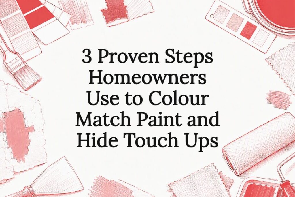 Decorative paint colour matching title card