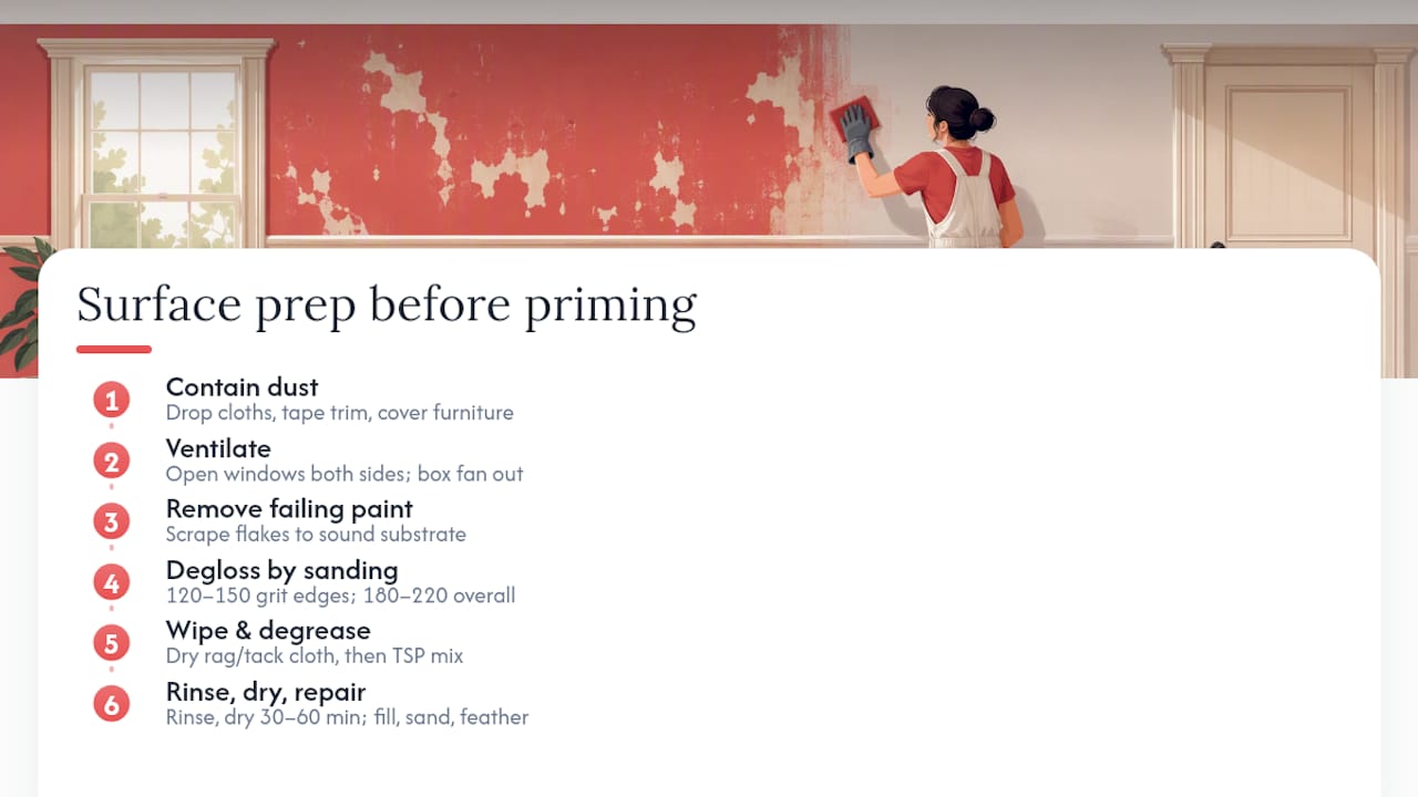 Eight-step oil paint preparation process