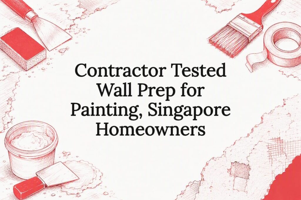 Decorative wall preparation title card