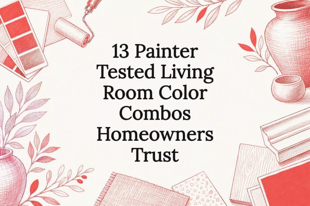 Decorative living room color palette title card