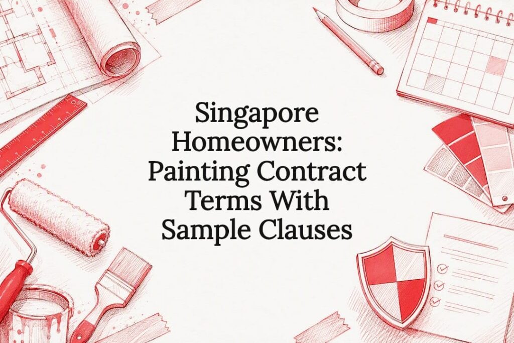 Painting contract terms title card