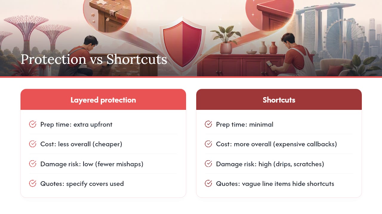Weighing Protection, Convenience, and Cost — overview diagram
