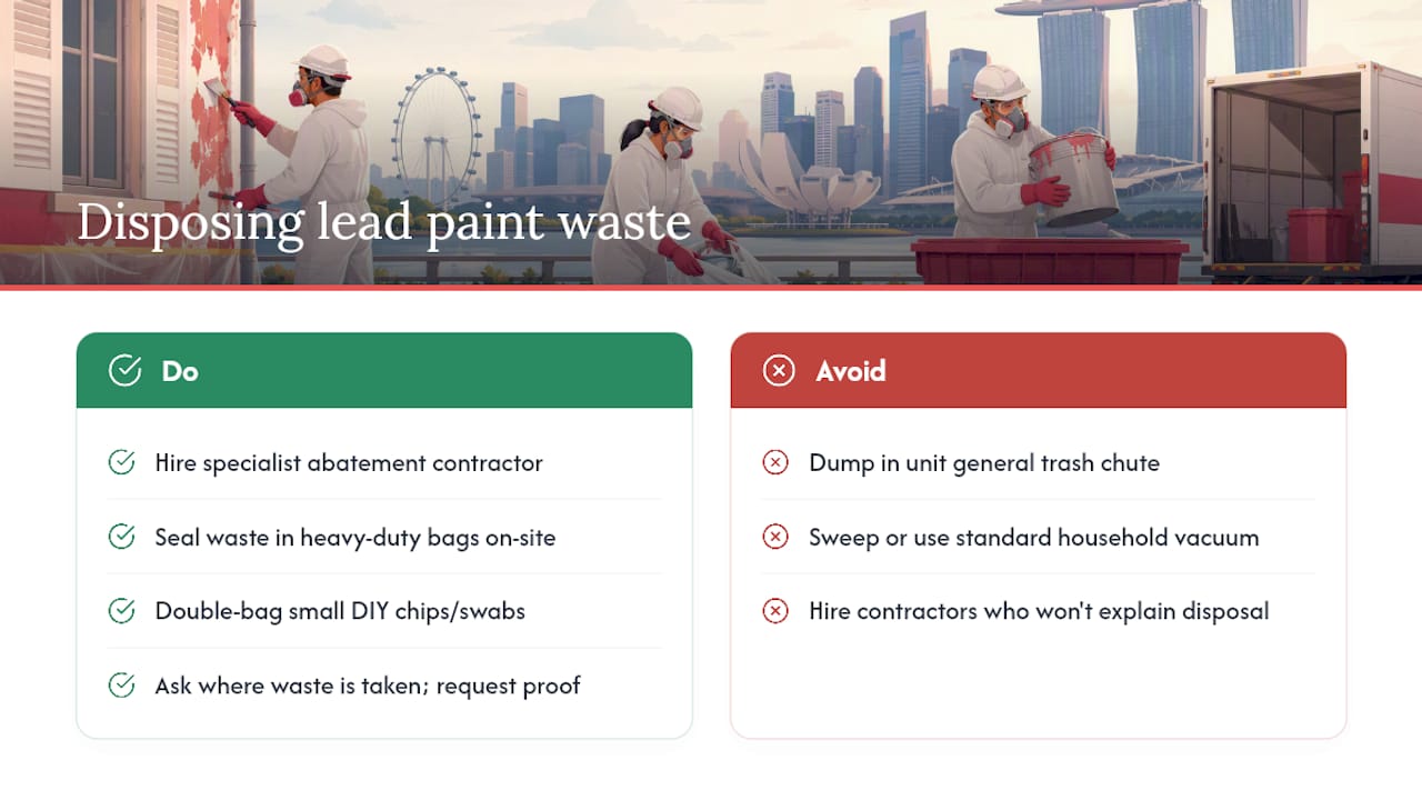 How Do You Dispose of Lead Paint Waste in Singapore? — overview diagram