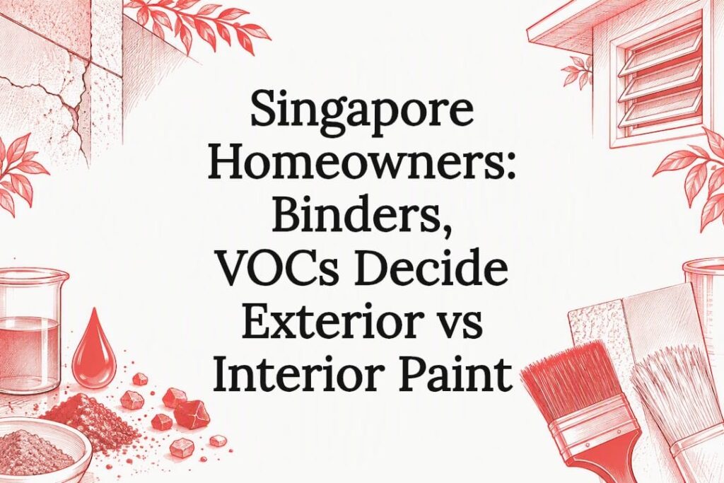 Decorative exterior and interior paint title card